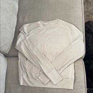 Vuori Men's Light Gray Crewneck Sweater